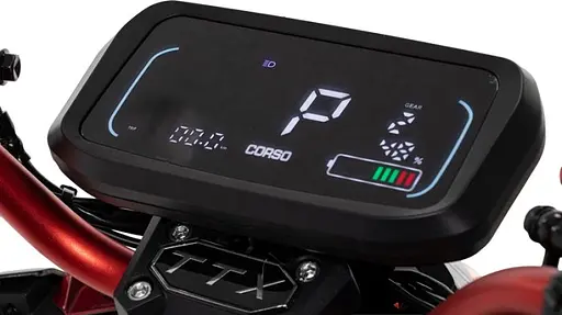 Електроскутер Двомісний Corso Hurricane (2500W 72V/40Ah) Зелений - фото 8