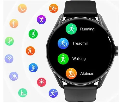 Смарт-часы Xiaomi QCY Watch GT черные - фото 3