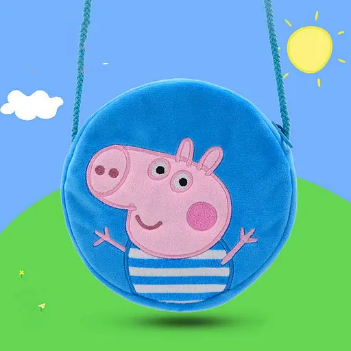 Сумочка Герой Свинка Пеппа, 1 відділення, застібка, регульований ремінець, 21x4x20 см, M18428 (В асортименті) - фото 2