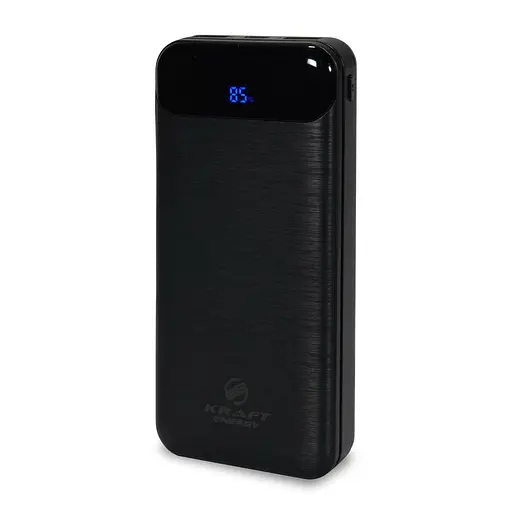 Повербанк 20000 mAh Power Bank Kraft KPB-2020FC Black 22.5W QC3.0 (43-00094) - фото 2