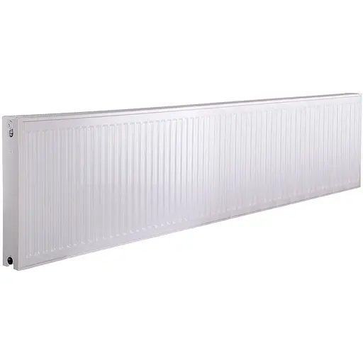 Радіатор сталевий панельний Optimum 22 низ/справа 500x2000 (без INNER) 000022037, Білий - фото 1
