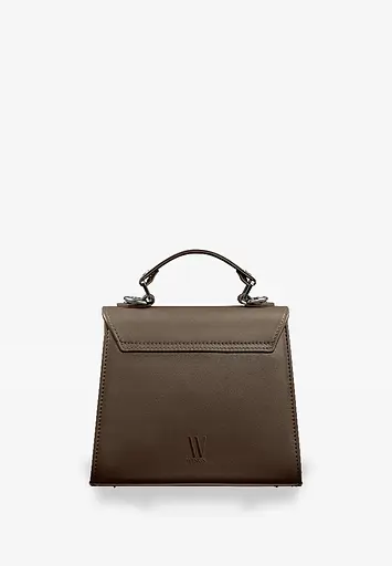 Жіноча шкіряна сумка Futsy Темно-бежева - фото 5