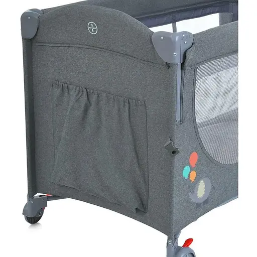 Манеж-кровать El Camino ME 1098 UNITY+ Gray 2 в 1 с пеленатором, колесами и аксессуарами - фото 7