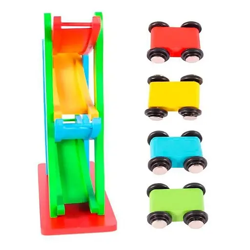 Деревянная игрушка трек Limo Toy MD 2688 с машинками - фото 3