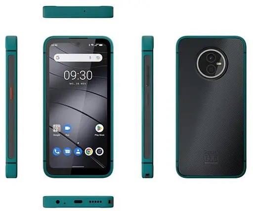 Смартфон Gigaset GX4 IM 4/64GB Dual Sim Petrol S30853H1531R112 - фото 9