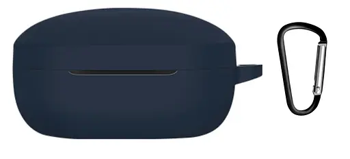 Чохол-накладка DK Silicone Candy Friendly із карабіном для Anker SoundCore Life P2 Mini (dark blue) - фото 2