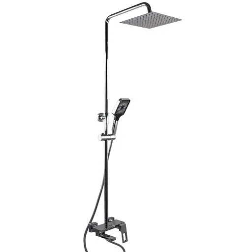 Душова система Globus Lux PIANO GLPN-0099 з верхньою та ручною лійкою для ванної кімнати стильний комплект для душу