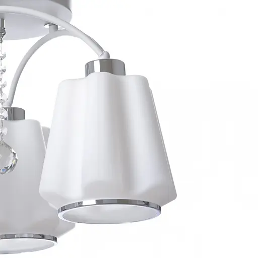 Люстра стельова Brille класична E27 60W WH (BL-426C/3) - фото 4