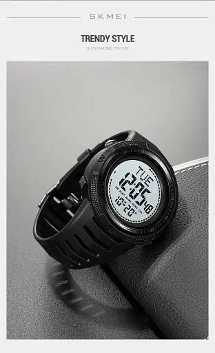 Наручний годинник чоловічий Skmei 2147 Black White, 2147BKWT (18445) - фото 9