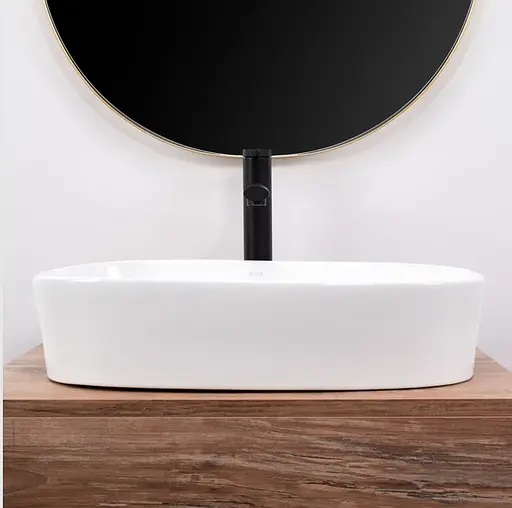 Умивальник Rea Angie white накладний REA-U4121, Білий - фото 5