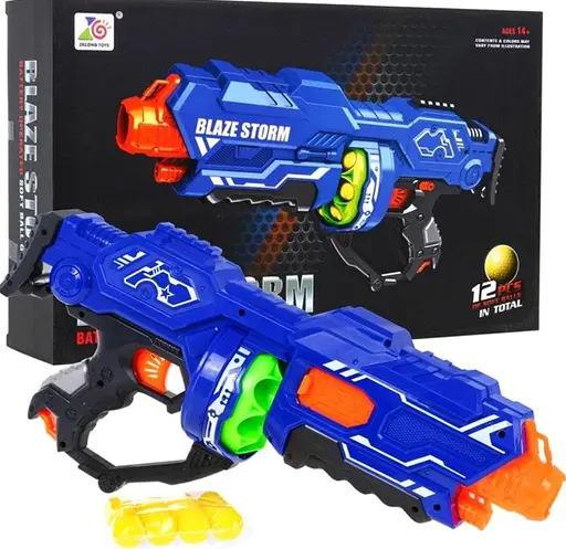 Дитяча гвинтівка Blaze Storm з додатковою ручкою та пінопластовими кульками 12 шт. - фото 3