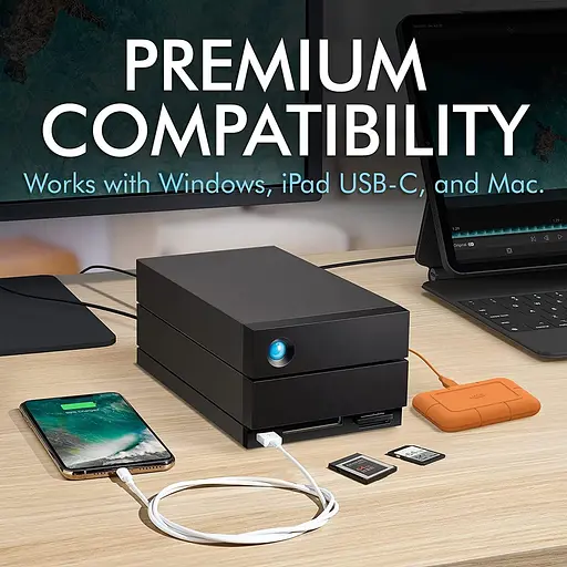 Зовнішній жорсткий диск LACIE 3.5" 20TB (STLG20000400) - фото 8