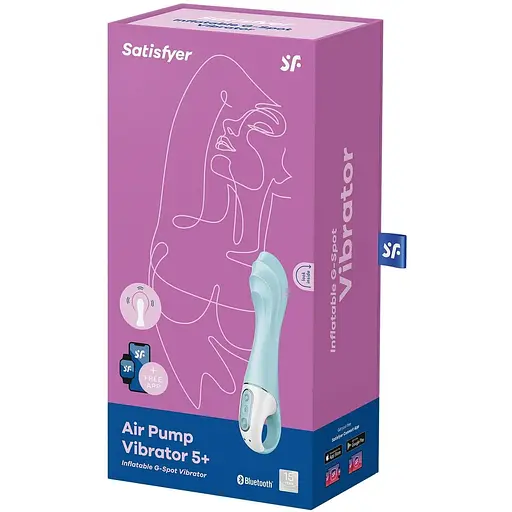Смарт-вібратор точки G Satisfyer Air Pump Vibrator 5+, надувається - фото 8