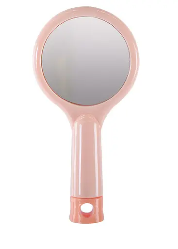 Гребінець H2068 із дзеркальцем (6922012020682) Персиковий - фото 1