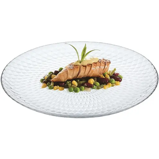 Тарілка Luminarc PAMPILLE CLEAR обідня 24 см скло (Q9853)