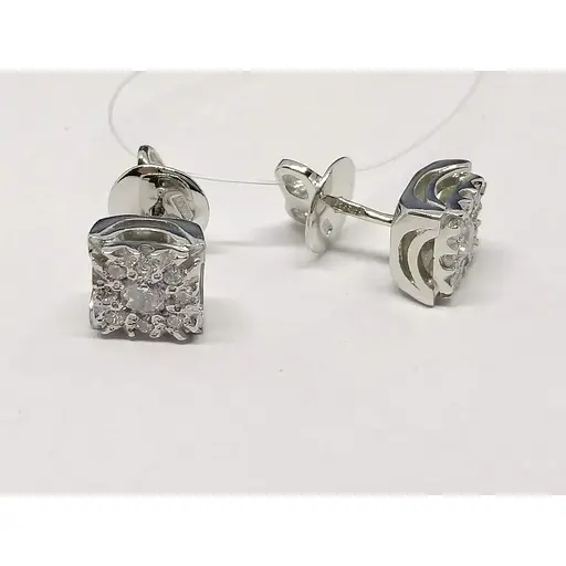 Серебряные серьги Qvaliz с фианитами. 90200101 - фото 2