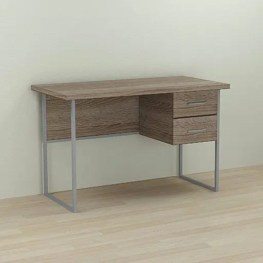 Компьютерный стол Ferrum-decor Таккота 75x100x70 серый ДСП Дуб Сонома Трюфель 32мм (FRD-102336)