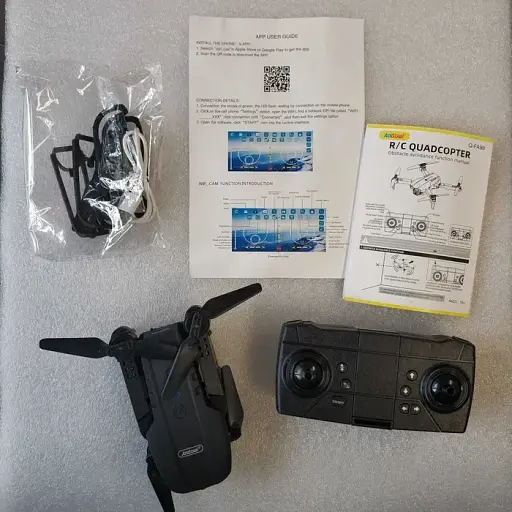 Складаний FPV дрон-квадрокоптер з відеокамерою Falcon DM700 з дистанційним керуванням - фото 8