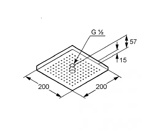 Верхний душ Kludi A-QA 6653005-00 - фото 2