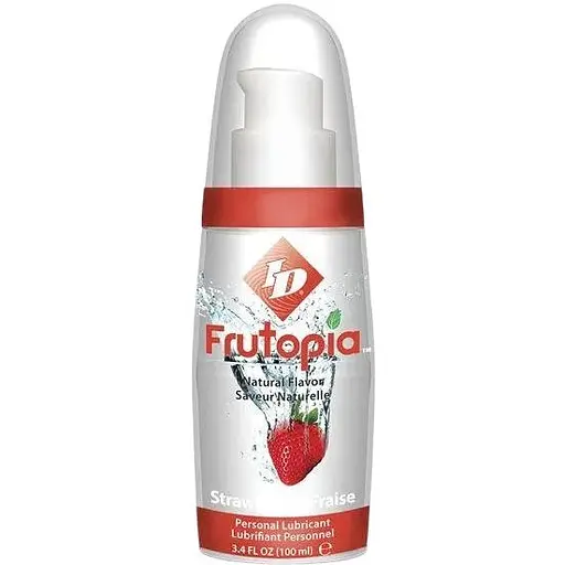 Фруктовий оральний лубрикант iD Frutopia Pump Полуниця 100 мл