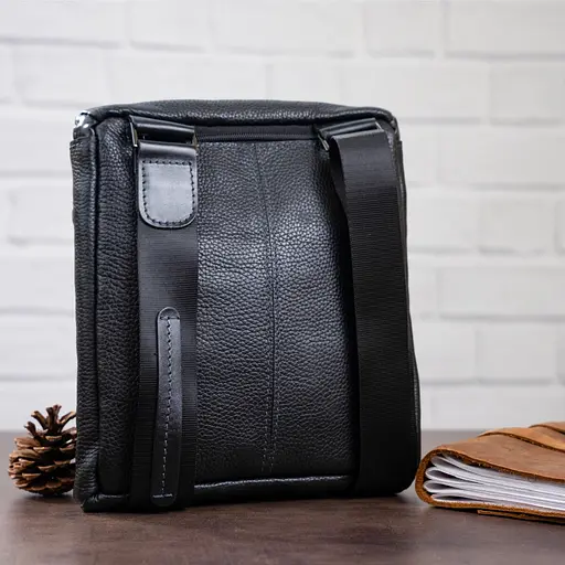 Сумка кожаная мужская SHVIGEL 22х24х3,5 см sum0012493 - фото 8