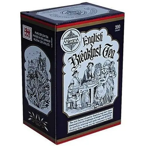 Чай черный Mlesna Английский завтрак бумажная коробка 100 г - фото 1