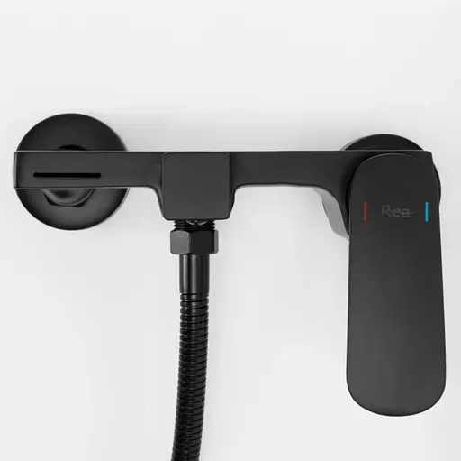 Смеситель для душа Rea Berg настенный black REA-B2040 Черный матовый - фото 5