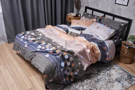 Пододеяльник Moon&Star Микросатин Premium Autumn Glow Двуспальный 175x210 см - фото 4