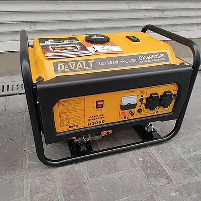Генератор бензиновый DeWalt DXGNR3000 3.5 кВт медная обмотка ручной стартер  - фото 2