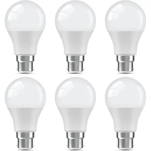 Светодиодная лампа LEDYA B22 Bayonet 60 Вт, 9W 3000K Warm White BC GLS Frosted Light Bulbs, 806 Lumens, Non Dimmable, A60