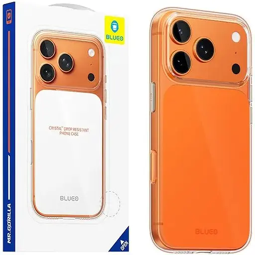 Чохол Blueo Crystal Drop PRO Case with MagSafe Original Style для Apple iPhone 17 Pro Max Orange (BL096O-I17PM) [155915] - фото 2