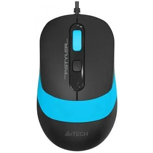 Миша A4Tech Fstyler FM10S 1600dpi чорний+синій USB безшумна - фото 1