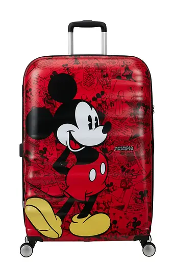 Чемодан 77 См American Tourister WAVEBREAKER DISNEY MICKEY COMICS RED 77x52х29 31C*20021