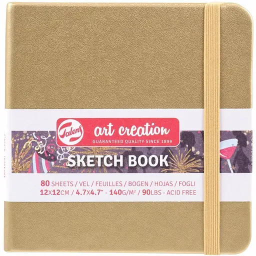 Блокнот для графики Royal Talens Art Creation 12х12 см 140г/м2 80л White Gold - фото 1