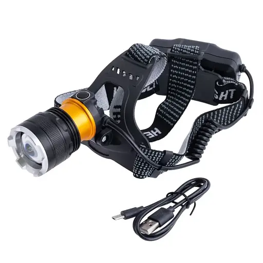 Налобний світлодіодний ліхтар T-070 на світлодіоді Cree XHP50, з датчиком руху shustar - фото 2