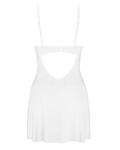 Комплект білизни Obsessive Alissium M/L білий - фото 6