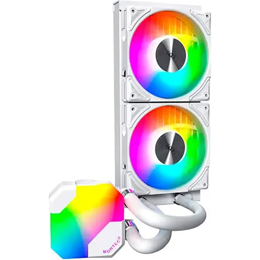 Система водяного охолодження MONTECH HyperFlow ARGB 240 White [151297] - фото 2