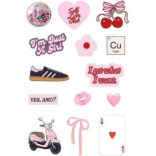 Стикерпак Cobart 3Д "Cutie"