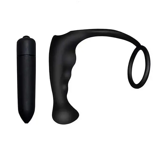 Анальний вібромасажер простати Roger-4 Чорний K000575 - фото 5