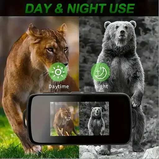 Модернизированный монокуляр Domotec цифровой инфракрасный телескоп ночного видения для 100% тьмы с 16-кратным зумом - фото 3