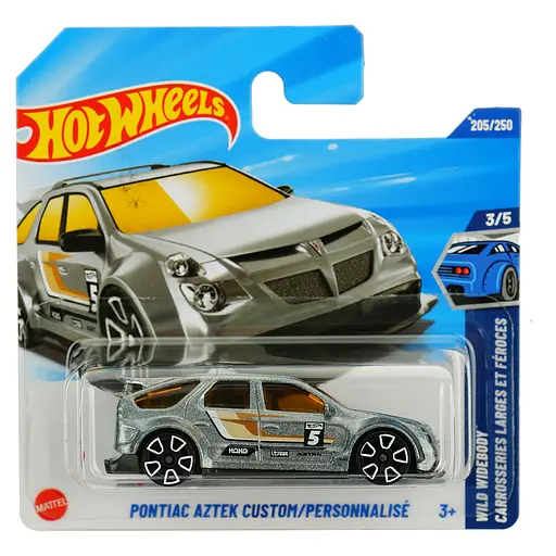 Базова машинка Hot Wheels Wild Widebody Pontiac Aztek Custom / Personnalise срібляста (5785) JBC09-N521        