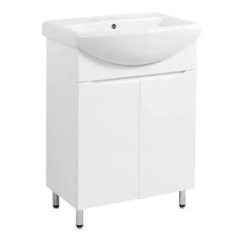 Тумба підлогова ПіК Альба Т1 під раковину Cersanit Cersania 60 Білий 30412 - фото 1