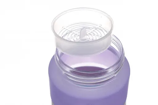 Пляшка спортивна для води LaPrida 800 мл Soft-touch покриття харчовий пластик рожевий (25.5x7 см) 67-4476 - фото 2