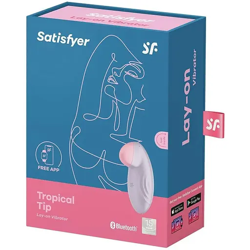 Смарт-вибратор для клитора Satisfyer Tropical Tip Light Lilac - фото 8