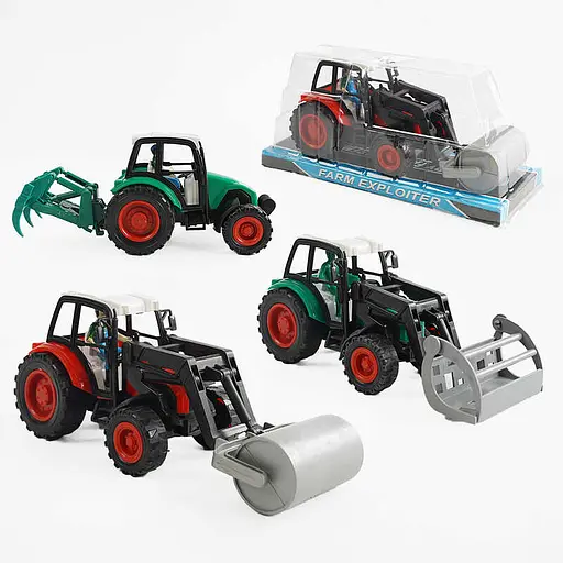 Трактор, инерция, съемная насадка (В ассортименте) - фото 2