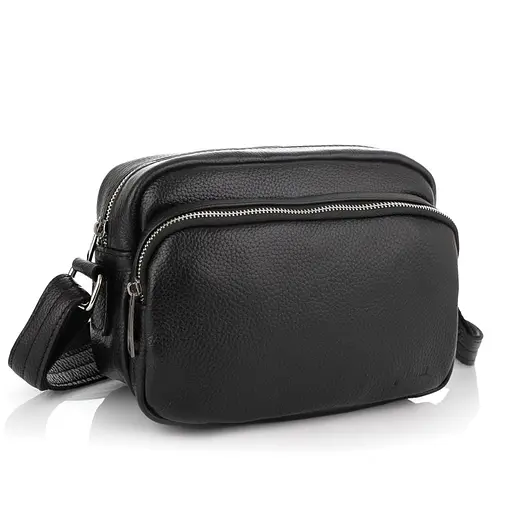 Чоловіча шкіряна сумка через плече TARWA 23х16х11 см sum0025337 - фото 1