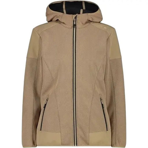 Куртка CMP Women's Jacquard Softshell Jacket Beige XXS (1097-33A2136-13XP 34)