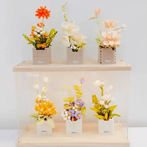 Конструктор Цветы, 21222, от 231 детали, (В ассортименте) - фото 4