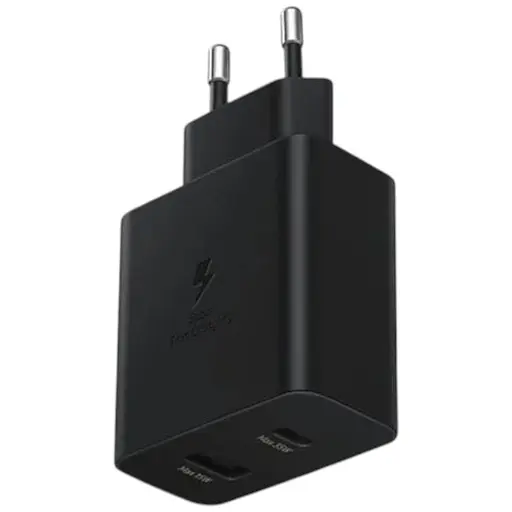 Зарядний пристрій Samsung 35W PD Power Adapter Duo Black (EP-TA220NBEGRU)