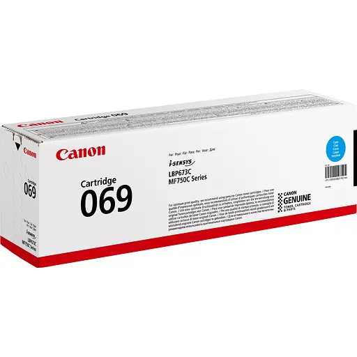 Картридж Canon 069 MF752Cdw/MF754Cdw/LBP673Cdw Cyan 1900 стор teh0015534 - фото 3